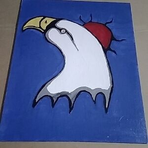 Colorful Eagle Art Print for Bird Lovers